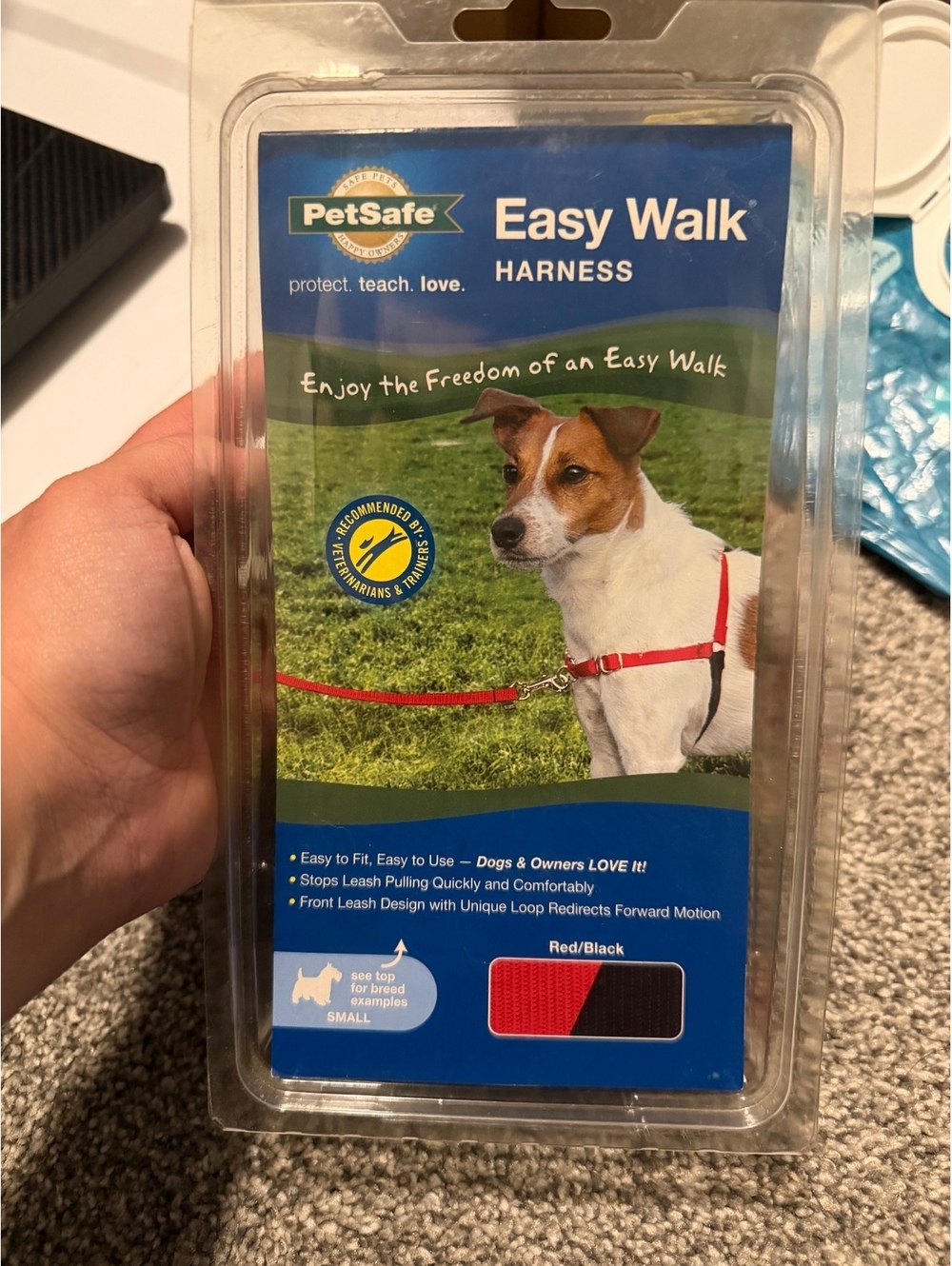 PetSafe Easy Walk Red/Black Small Dog Harness